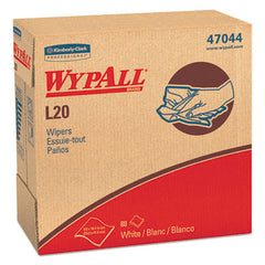 WypAll® L20 Towels, POP-UP Box, 4-Ply, 9.1 x 16.8, Unscented, White, 88/Box, 10 Boxes/Carton