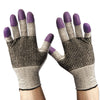 KleenGuard™ G60 PURPLE NITRILE* Cut-Resistant Gloves, 230 mm Length, Medium/Size 8, Black/White, Pair Work Gloves, Cut Resistant - Office Ready