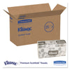 Kleenex® Premiere Folded Towels, 7 4/5 x 12 2/5, White, 120/Pack, 25 Packs/Carton Towels & Wipes-Multifold Paper Towel - Office Ready