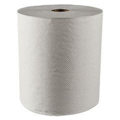 Scott® Essential 100% Recycled Fiber Hard Roll Towel, 1.5" Core, White, 8" x 800 ft, 12/Carton