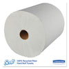 Scott® Essential 100% Recycled Fiber Hard Roll Towel, 1.5" Core, White, 8" x 800 ft, 12/Carton Towels & Wipes-Hardwound Paper Towel Roll - Office Ready