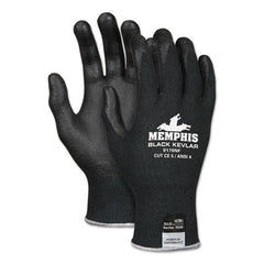 MCR™ Safety Kevlar® Gloves 9178NF, Kevlar/Nitrile Foam, Black, X-Large