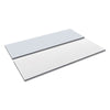 Alera® Reversible Laminate Table Top, Rectangular, 71.5w x 23.63d, White/Gray Tables-Multipurpose & Training Tables - Office Ready