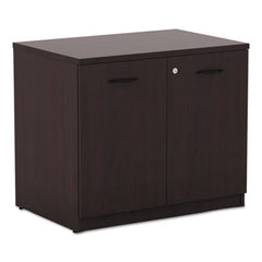 Alera® Valencia™ Series Storage Cabinet, 34 1/8w x 22 7/8d x 29 1/2h, Mahogany