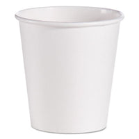 Dart® Single-Sided Poly Paper Hot Cups, 10 oz, White, 1,000/Carton Cups-Hot Drink, Paper - Office Ready