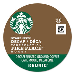 Starbucks® Pike Place Decaf Coffee K-Cups®, 24/Box