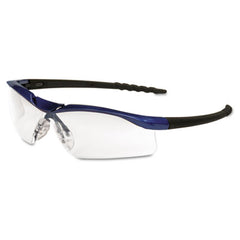 MCR™ Safety Dallas™ Safety Glasses, Metallic Blue Frame, Clear AntiFog Lens