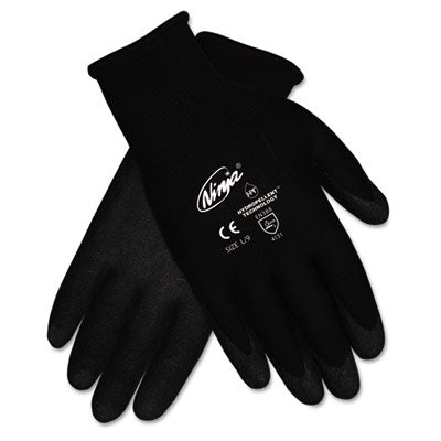 MCR™ Safety Ninja® HPT Gloves, Large, Black, Pair Gloves-Work, Coated - Office Ready