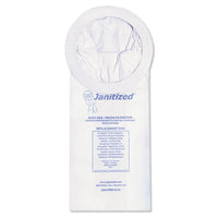 Janitized® Vacuum Bags, 100/Carton Vacuum Cleaner Disposable Bags - Office Ready