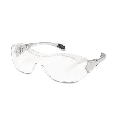 MCR™ Safety Law OTG® Safety Glasses, Clear Anti-Fog Lens Safety Glasses-Wraparound, Over Eyeglasses - Office Ready