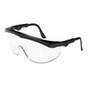 MCR™ Safety Tomahawk® Safety Glasses, Black Nylon Frame, Clear Lens, 12/Box Safety Glasses-Wraparound - Office Ready