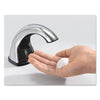 GOJO® CXi™ Touch Free Counter Mount Dispenser, 1,500 mL/2,300 mL, 2.25 x 5.75 x 9.39, Chrome Foam Soap Dispensers, Automatic - Office Ready
