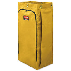 Rubbermaid® Commercial Vinyl Cleaning Cart Bag, 34 gal, 17.5" x 33", Yellow