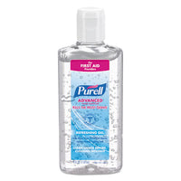 PURELL® Advanced Hand Sanitizer Refreshing Gel, 4 oz Flip-Cap Bottle, Clean Scent, 24/Carton Gel Hand Sanitizer Bottles - Office Ready