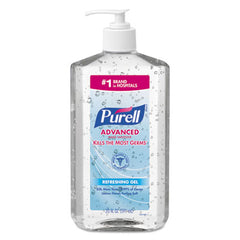 PURELL® Advanced Hand Sanitizer Refreshing Gel, 20 oz Pump Bottle, Clean Scent