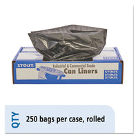 Stout® by Envision™ Total Recycled Content Plastic Trash Bags, 10 gal, 1 mil, 24