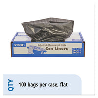 Stout® by Envision™ Total Recycled Content Plastic Trash Bags, 30 gal, 1.3 mil, 30