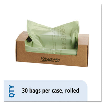Stout® by Envision™ EcoSafe-6400™ Bags, 64 gal, 0.85 mil, 48