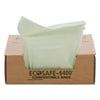 Stout® by Envision™ EcoSafe-6400™ Bags, 13 gal, 0.85 mil, 24" x 30", Green, 45/Box Bags-High-Density Waste Can Liners - Office Ready