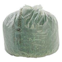 Stout® by Envision™ EcoSafe-6400™ Bags, 13 gal, 0.85 mil, 24" x 30", Green, 45/Box