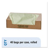 Stout® by Envision™ EcoSafe-6400™ Bags, 48 gal, 0.85 mil, 42" x 48", Green, 40/Box Bags-Low-Density Waste Can Liners - Office Ready