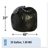 Stout® by Envision™ Total Recycled Content Plastic Trash Bags, 33 gal, 1.3 mil, 33" x 40", Brown/Black, 100/Carton Low-Density Waste Can Liners - Office Ready