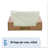 Stout® by Envision™ EcoSafe-6400™ Bags, 32 gal, 0.85 mil, 33" x 48", Green, 50/Box Bags-Low-Density Waste Can Liners - Office Ready