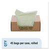 Stout® by Envision™ EcoSafe-6400™ Bags, 13 gal, 0.85 mil, 24" x 30", Green, 45/Box Bags-High-Density Waste Can Liners - Office Ready