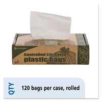 Stout® by Envision™ Controlled Life-Cycle Plastic Trash Bags, 13 gal, 0.7 mil, 24
