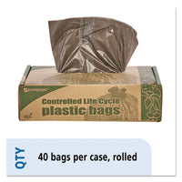 Stout® by Envision™ Controlled Life-Cycle Plastic Trash Bags, 39 gal, 1.1 mil, 33