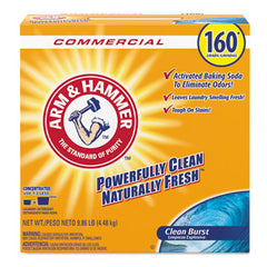 Arm & Hammer™ Laundry Detergent, Clean Burst, 9.86 lb Box, 3/Carton