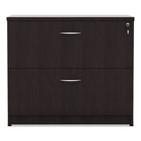 Alera® Valencia™ Series Two-Drawer Lateral File, 2 Legal/Letter-Size File Drawers, Espresso, 34