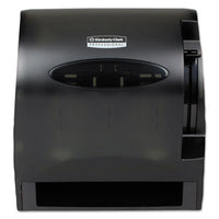 Kimberly-Clark Professional* Lev-R-Matic* Roll Towel Dispenser, 13.3 x 9.8 x 13.5, Smoke Towel Dispensers-Roll, Lever - Office Ready