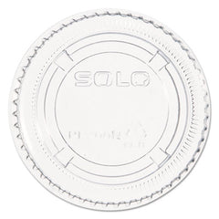 Dart® Portion/Soufflé Cup Lids, PET, Fits 1.5 oz to 2.5 oz Cups, Clear, 2,500/Carton