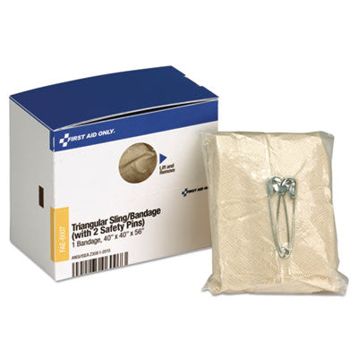 First Aid Only™ SmartCompliance Triangular Bandage, 40 x 40 x 56 Bandages-Sling/Tourniquet - Office Ready