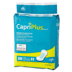 Medline Capri Plus™ Bladder Control Pads, Ultra Plus, 8" x 17", 28/Pack, 6/Carton