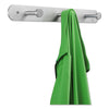 Safco® Nail Head Metal Coat Hooks, Three Hooks, Metal, 18w x 2.75d x 2h, Satin Clothes Racks-Wall Hook Racks & Rails - Office Ready