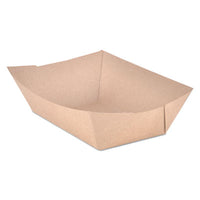SCT® Eco Food Trays, 3 lb Capacity, Brown Kraft, Paper, 500/Carton Food Containers-Food Tray - Office Ready