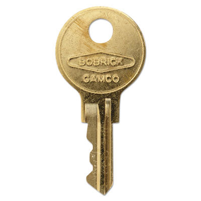 Bobrick Cat 74 Key for Towel Dispensers, Gold Towel Dispensers-Replacement Key - Office Ready