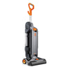 Hoover® Commercial HushTone™ Vacuum Cleaner with Intellibelt, 15" Cleaning Path, Gray/Orange Vacuum Cleaners-Upright - Office Ready