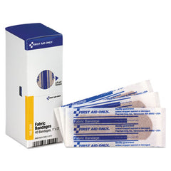 First Aid Only™ Refill for SmartCompliance™ General Business Cabinet, Fabric Bandages, 1 x 3, 40/Box