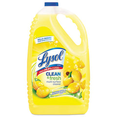 LYSOL® Brand Clean & Fresh Multi-Surface Cleaner, Sparkling Lemon and Sunflower Essence, 144 oz Bottle, 4/Carton