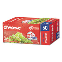 Diversey™ Cryovac® One Quart Storage Bag Dual Zipper, 1 qt, 1.68 mil, 7