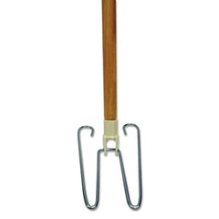 Boardwalk® Wedge Dust Mop Head Frame/Handle, 0.94" dia x 48" Length, Natural