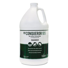 Fresh Products Bio Conqueror 105 Enzymatic Odor Counteractant Concentrate, Mango, 1 gal Bottle, 4/Carton