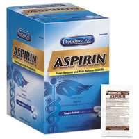 PhysiciansCare® Aspirin Tablets, 250/Box Medicines-Pain Relief - Office Ready