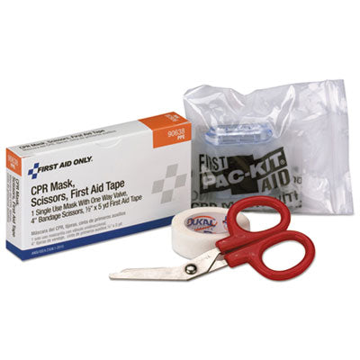 First Aid Only™ 24 Unit ANSI Class A+ Refill, CPR Breather, Scissors, Tape Mixed Products First Aid Kit Refills - Office Ready