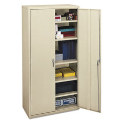 HON® Brigade® Assembled Storage Cabinet, 36w x 18.13d x 71.75h, Putty