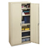 HON® Brigade® Assembled Storage Cabinet, 36w x 18.13d x 71.75h, Putty Office & All-Purpose Storage Cabinets - Office Ready