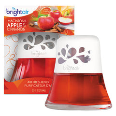 BRIGHT Air® Scented Oil™ Air Freshener, Macintosh Apple and Cinnamon, Red, 2.5 oz